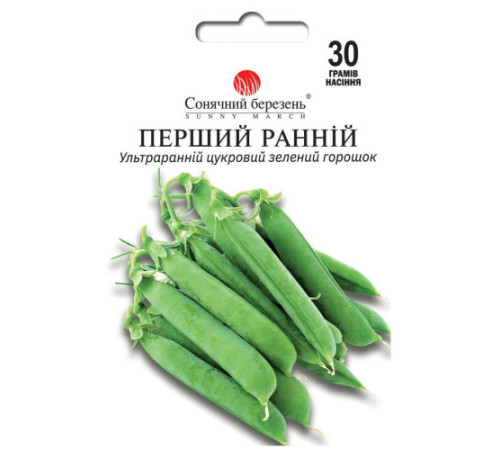 ТМ SUNNY MARCH Горох Перший ранній 30г