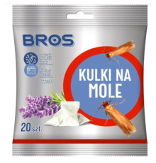 Кульки від молі Bros/Брос лаванда 20шт на 6 місяців