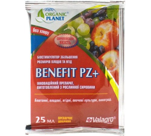 Біостимулятор Benefit Pz/Бенефіт ПЗ для збільшення плодів 25гValagro