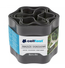 Садовий бордюр Cellfast 15см*9м чорний Польща
