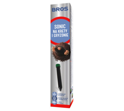 Відлякувач кротів Bros Sonic зона дії 650-800м2