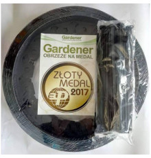 Бордюр GARDENER чорний 4см х 10м + 20 кілочків