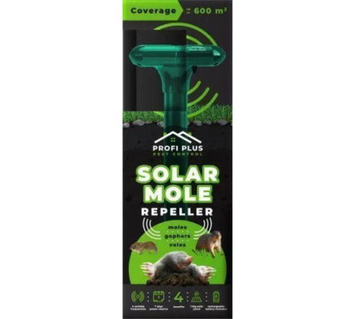Відлякувач кротів на сонячній батареї Solar Profi Plus/5шт