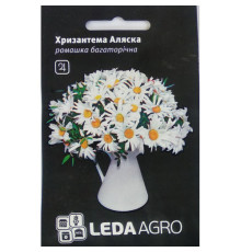 ТМ LEDAAGRO Хризантема багаторічна Аляска 0,4 г