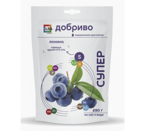 СУПЕР ДОБРИВО- Лохина кристал.250г