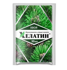Добриво Хелатин Хвоя 30мл /100шт