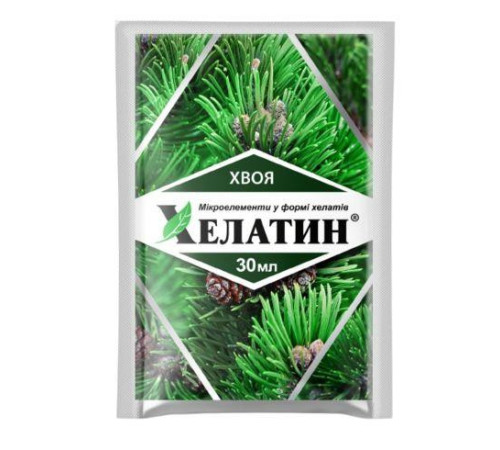 Добриво Хелатин Хвоя 30мл /100шт