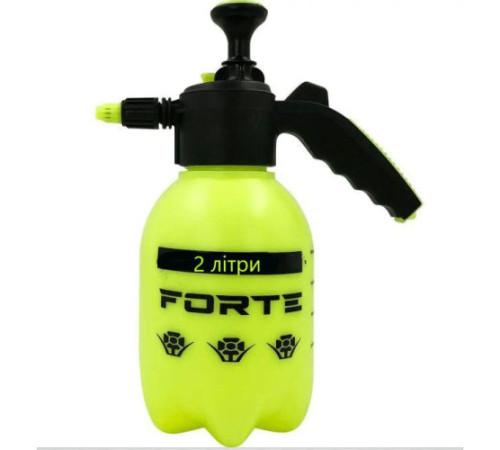 Обприскувач ручний з насосом 2л FORTE LUX ЧОРНИЙ