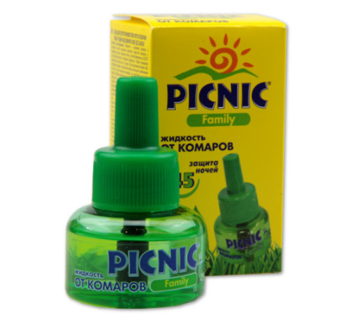 Рідина від комарів з рослинними екстрактами PICNIC Family