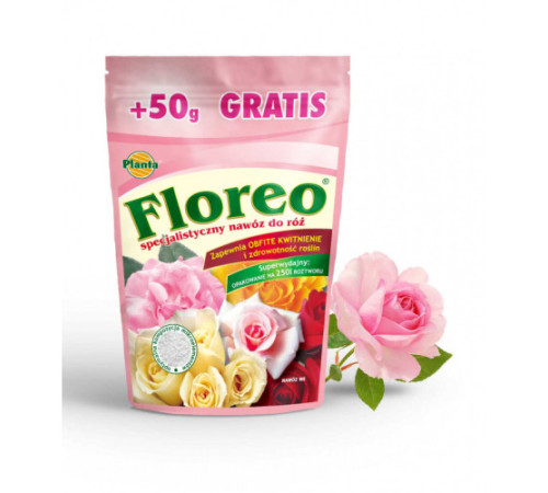 Добриво Floreo кристал. для Троянд 250г ТМ Planta Польща