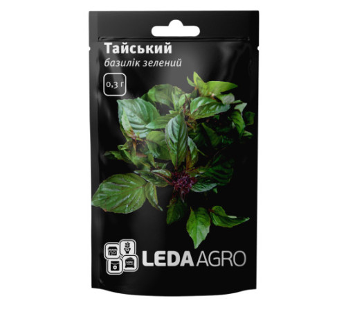 ТМ LEDAAGRO Базилік зелений Тайський 0,3 г