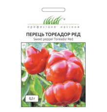 ТМ Професійне насіння Перець Тореадор Ред червоний 0,2 г