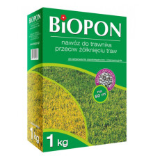 BIOPON Добриво для газонів проти пожовтіння 1кг