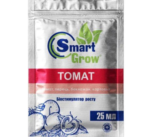 Біостимулятор росту Smart Grow Томат, баклажан, картопля, перець 25 мл/35шт