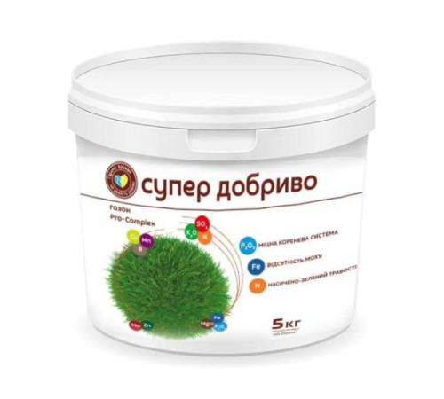 СУПЕР ДОБРИВО Pro-Complex для газону 5кг Фінляндія