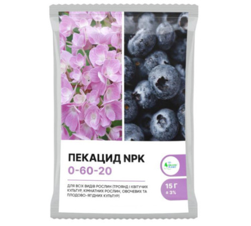 Мінеральне добриво Пекацид (Pekacid) NPK 0-60-20 15г