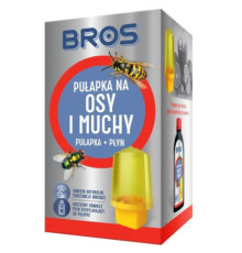 Пастка + рідина для мух та ос Bros/Брос 200мл /12шт