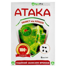 Інсектицид Атака КЛІЩ 6мл/100шт