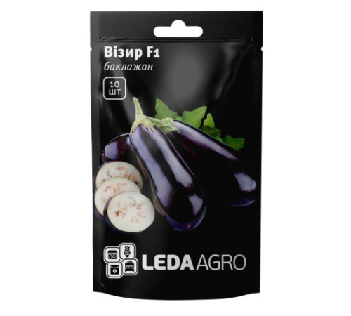 ТМ LEDAAGRO Баклажан Візир F1 10шт