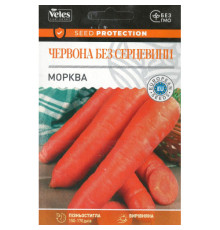 ТМ ВЕЛЕС Морква Червона без серцевини 10г інкр