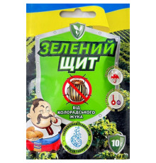 Інсектицид Зелений щит від Колорадського жука 10г шипуча таблетка