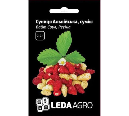 ТМ LEDAAGRO Суниця Альпійська Суміш Вайт Соул, Регіна 0,2 г