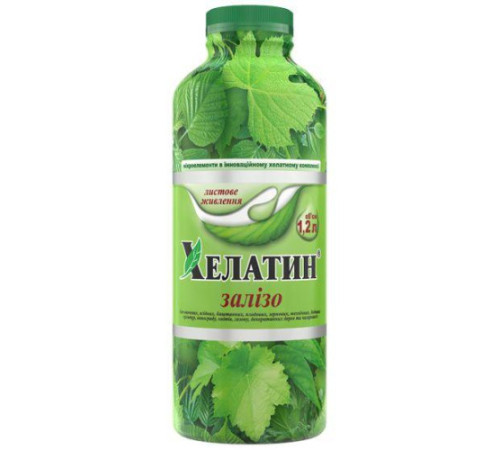 Добриво Хелатин Залізо банка 1,2л/12шт