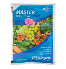 Мінеральне добриво Мастер NPK 3-11-38 20г Valagro