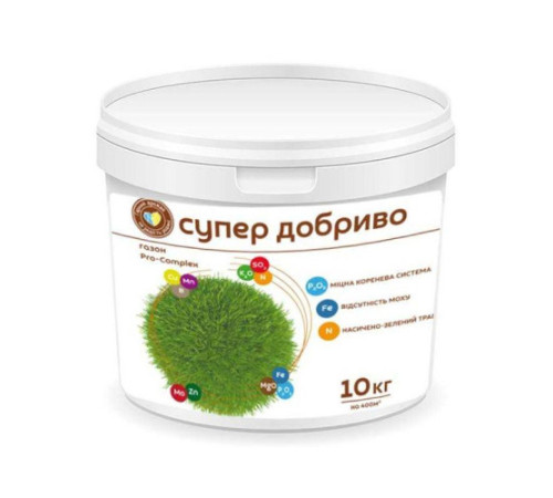 СУПЕР ДОБРИВО Pro-Complex для газону 10кг Фінляндія