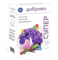 СУПЕР ДОБРИВО для Магнолій, гортензій, рододендронів 1кг/6шт Фінляндія