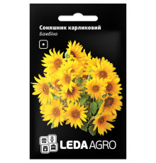 ТМ LEDAAGRO Соняшник карликовий Бамбіно 0,5 г