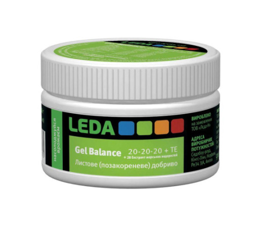Добриво Leda Gel Balance 20-20-20 150г (100мл)