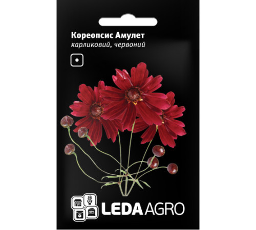 ТМ LEDAAGRO Кореопсис Червоний Амулет 0,2г