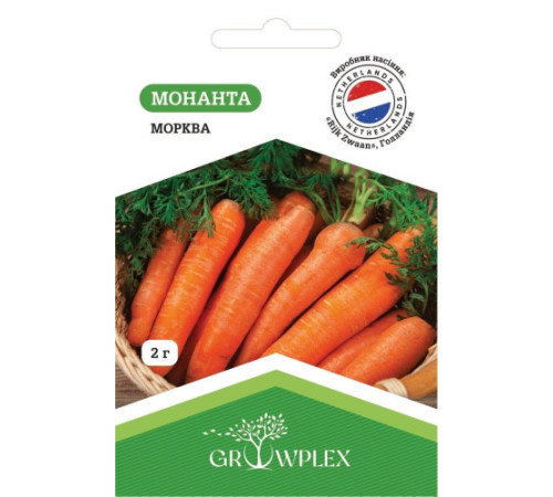 ТМ GROWPLEX Морква Монанта 2г (Clause)