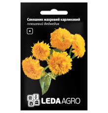ТМ LEDAAGRO Соняшник махровий Плюшевий ведмедик 1г