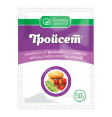 ТМ Укравіт Фунгіцид Тройсет 50г 10шт/100ящ 