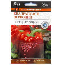 ТМ ВЕЛЕС Перець Квадрато Асті червоний 50шт інкруст.